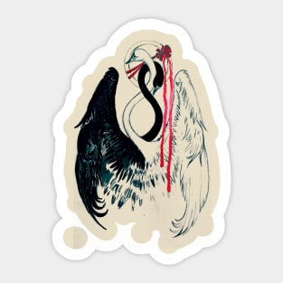 like swans Sticker